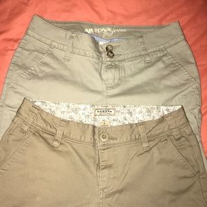 Arizona jeans bootcut/flare khakis